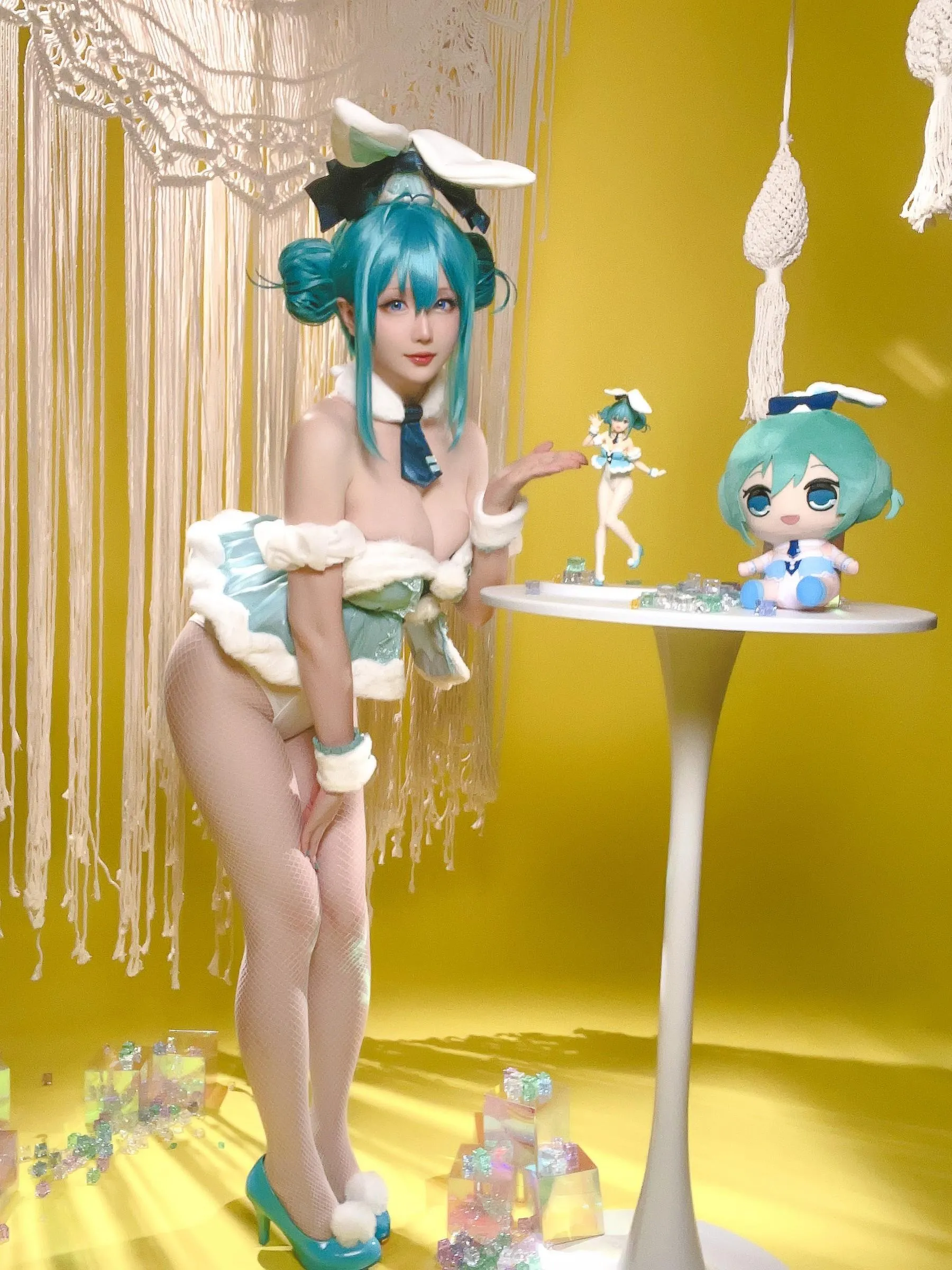 星之迟迟 – NO.158 23年9月计划A 初音未来 白兔女郎 [77P]插图1